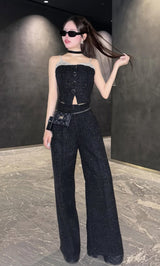 モデル：158cm（着用サイズ：S　着用カラー：BLK）
