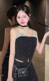 モデル：158cm（着用サイズ：S　着用カラー：BLK）