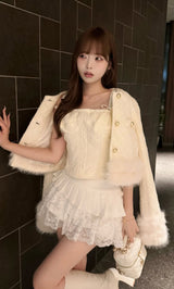 モデル：164cm（着用サイズ：S　着用カラー：WHT）