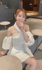 モデル：157cm（着用サイズ：FREE　着用カラー：WHT）