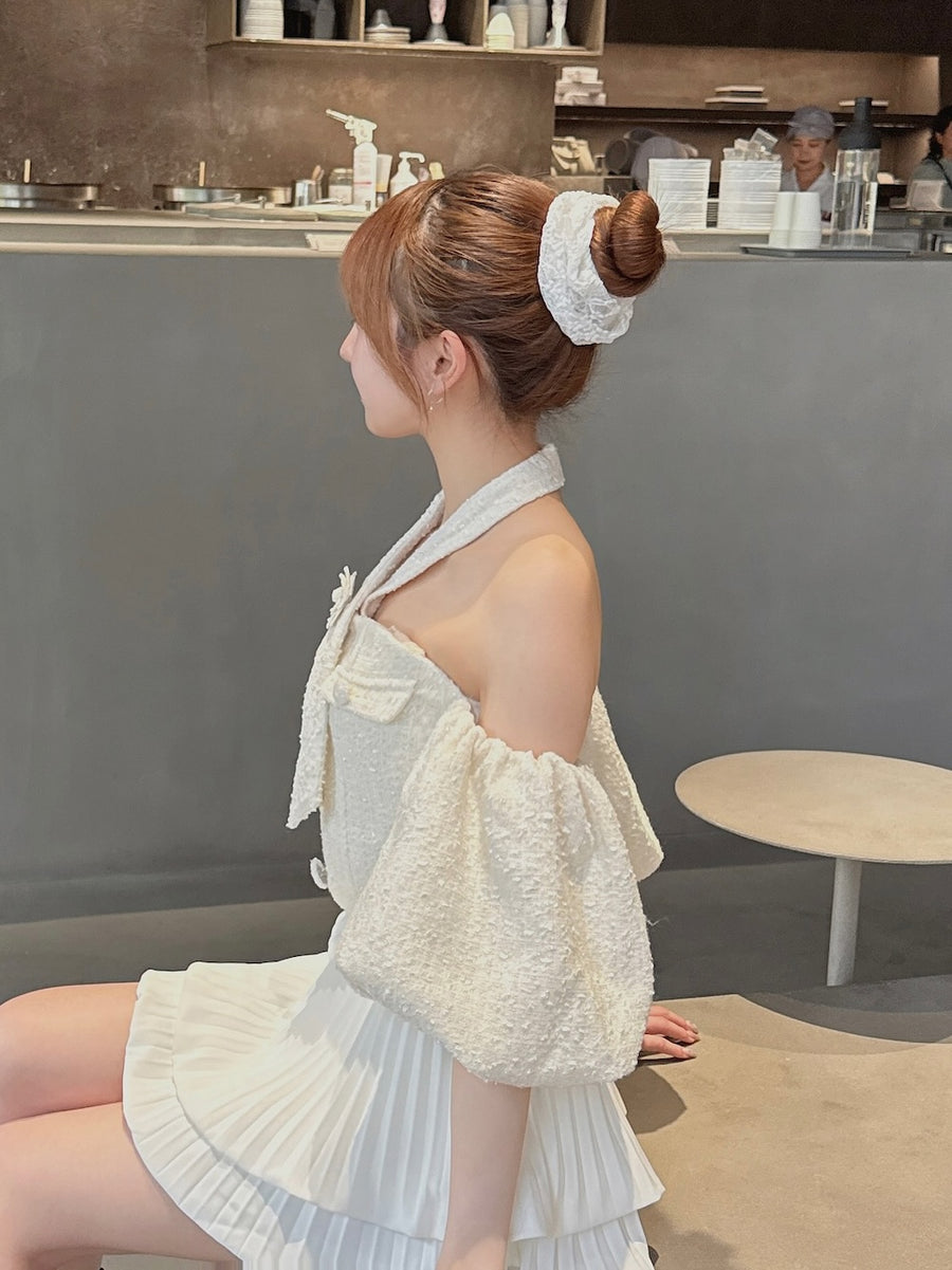 モデル：157cm（着用サイズ：FREE　着用カラー：WHT）