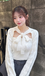 モデル：158cm（着用サイズ：FREE　着用カラー：WHT）