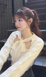 モデル：158cm（着用サイズ：FREE　着用カラー：WHT）