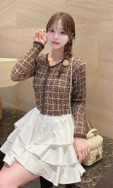 モデル：166cm（着用サイズ：FL　着用カラー：BRN）