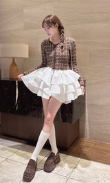 モデル：166cm（着用サイズ：FL　着用カラー：BRN）