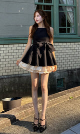モデル：166cm（着用サイズ：F-L　着用カラー：BLK）