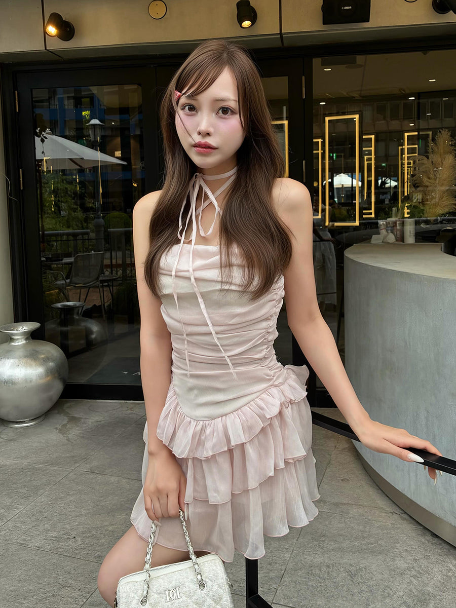 モデル：166cm（着用サイズ：F-L　着用カラー：PNK）