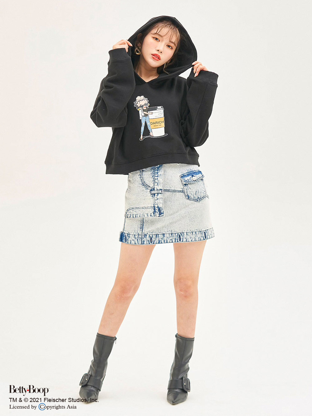 BETTY BOOP&trade; ショートフーディー