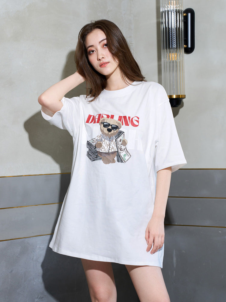 Darich DベアヴィンテージTシャツ グレー