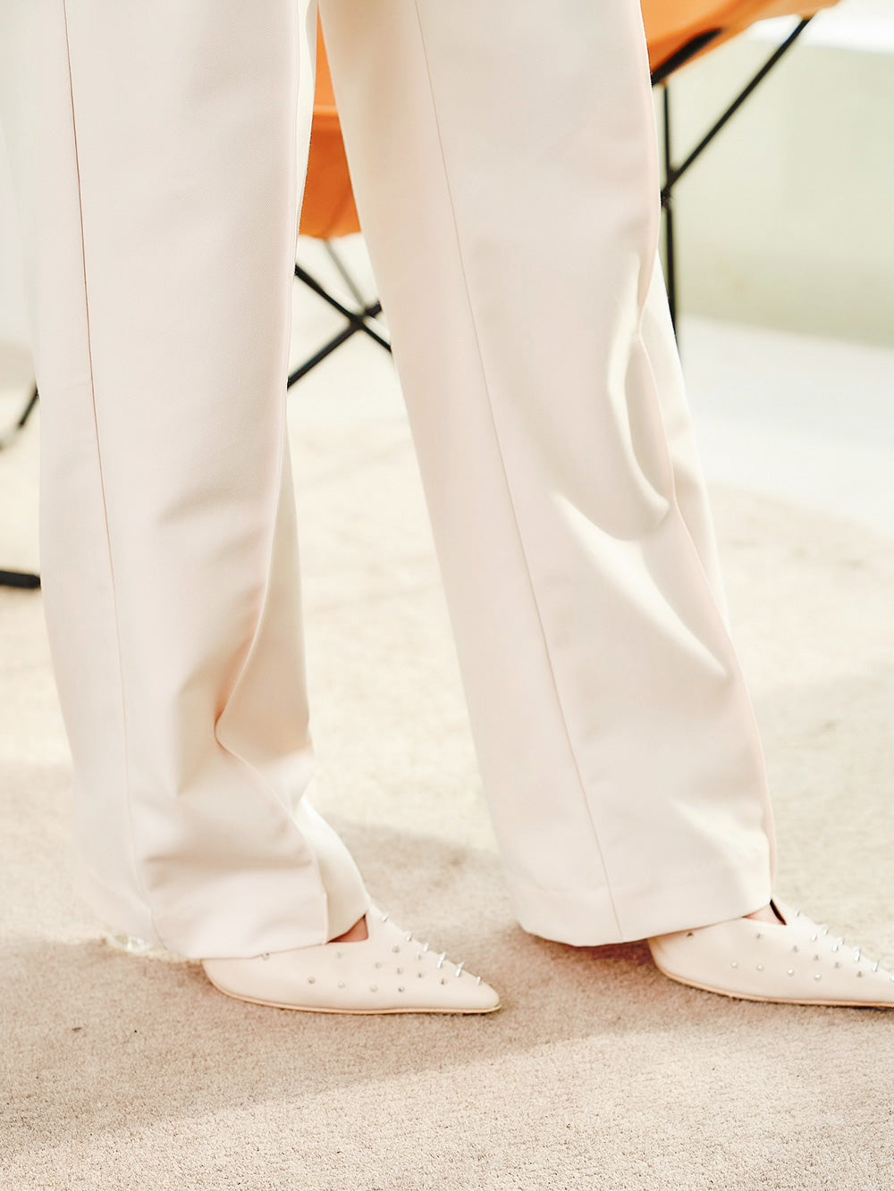 カラーストレートパンツ