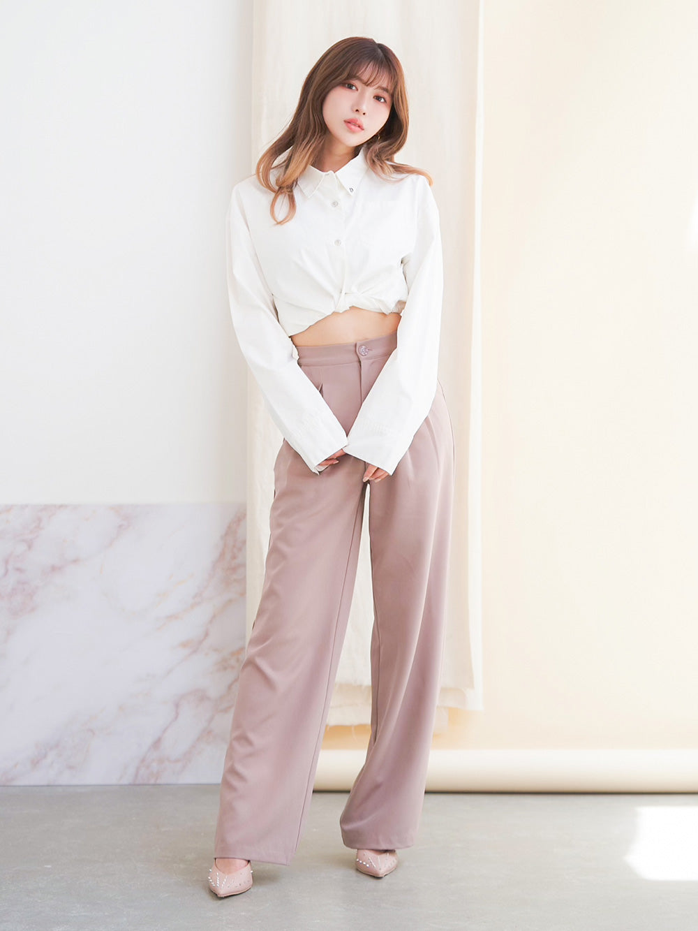ロングストレートパンツ