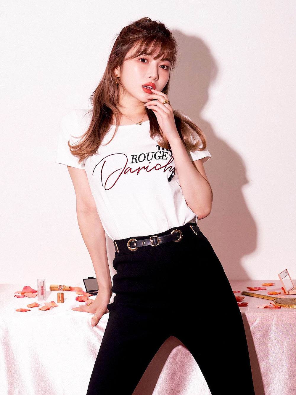 リップスティックTシャツ