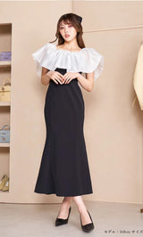 シアー2WAYロングドレス