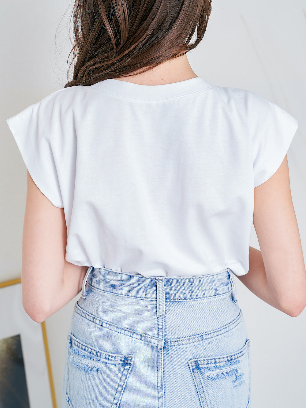 レタリングビーズTシャツ
