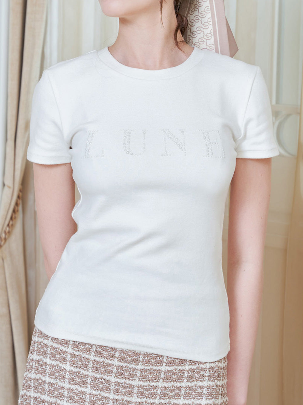 LUNEパールTシャツ