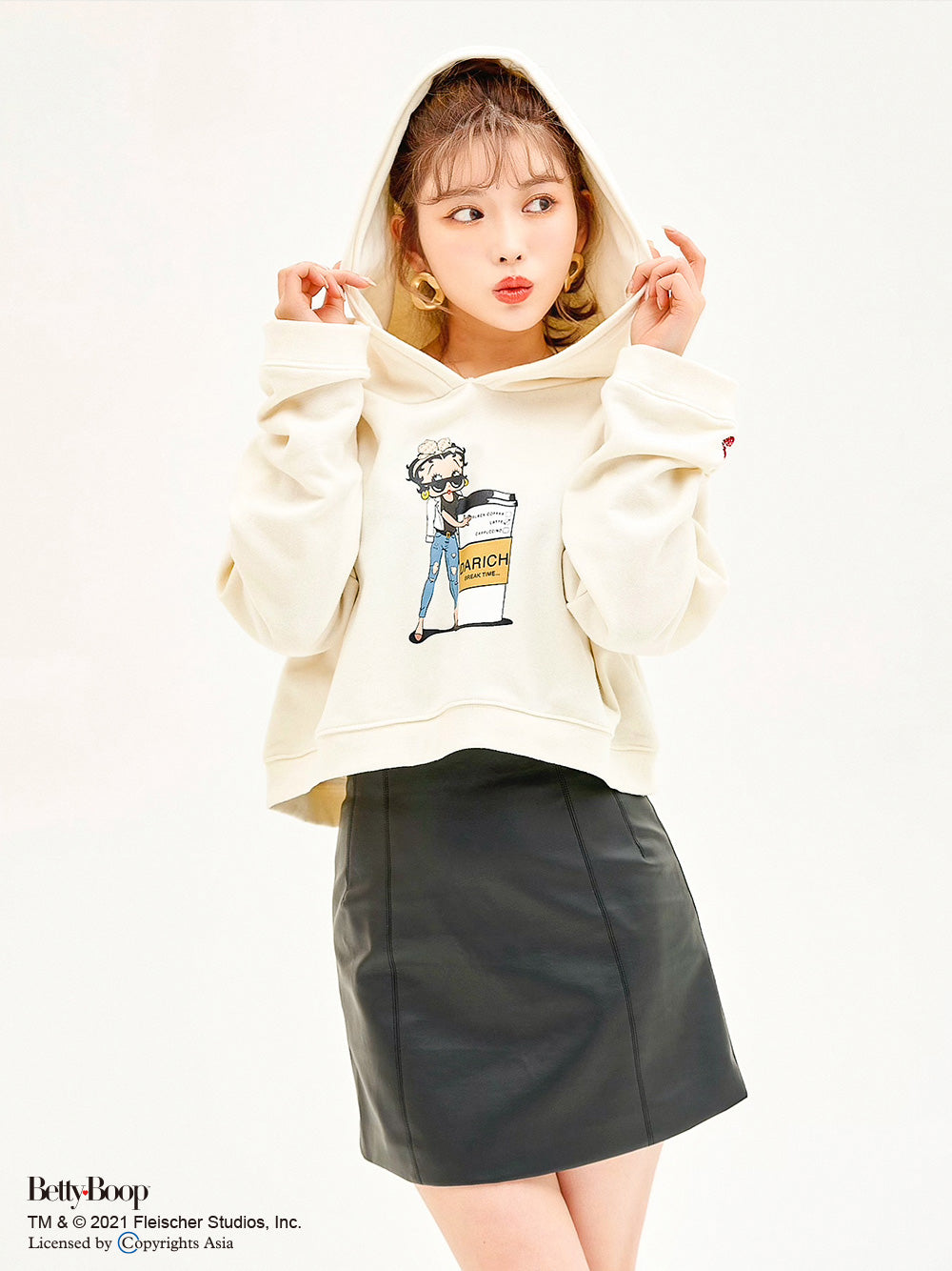 BETTY BOOP&trade; ショートフーディー