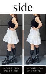 ホルターネックドッキングミニワンピース