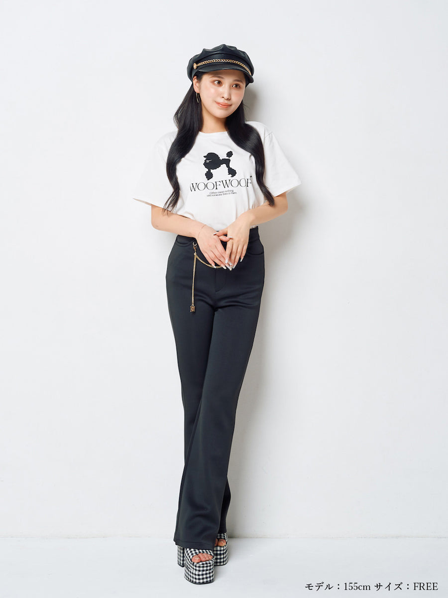 アニマルシルエットTシャツ