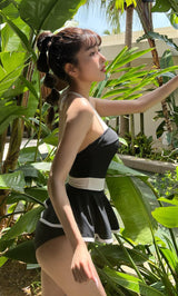 モデル：160cm（着用サイズ：FREE　着用カラー：BLK）