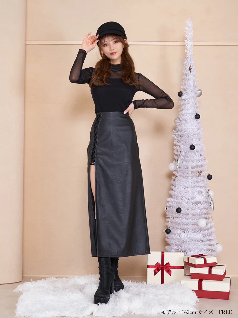 メッシュシアートップス