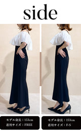 シアー2WAYロングドレス