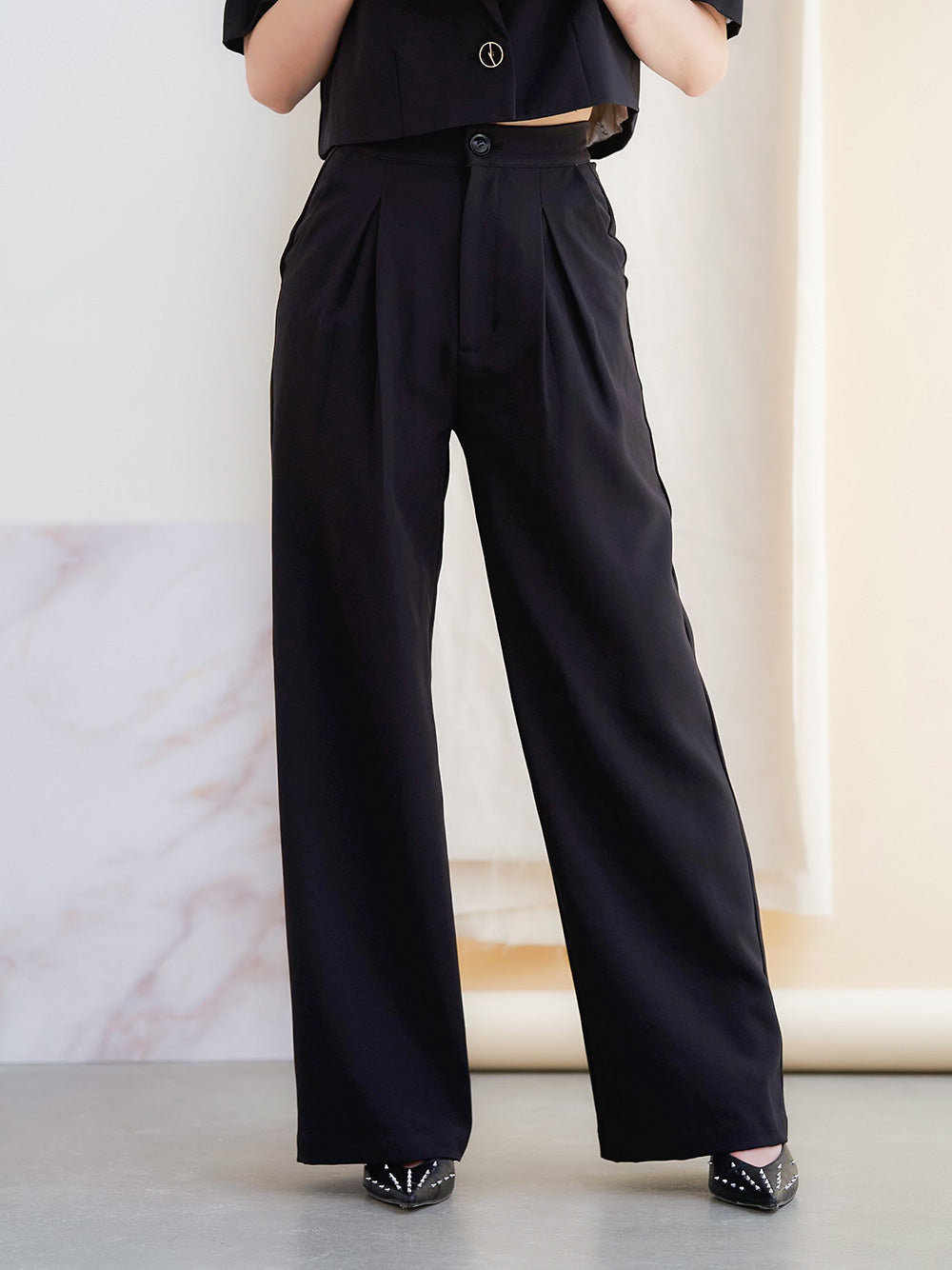 ロングストレートパンツ