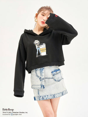 BETTY BOOP™ ショートフーディー