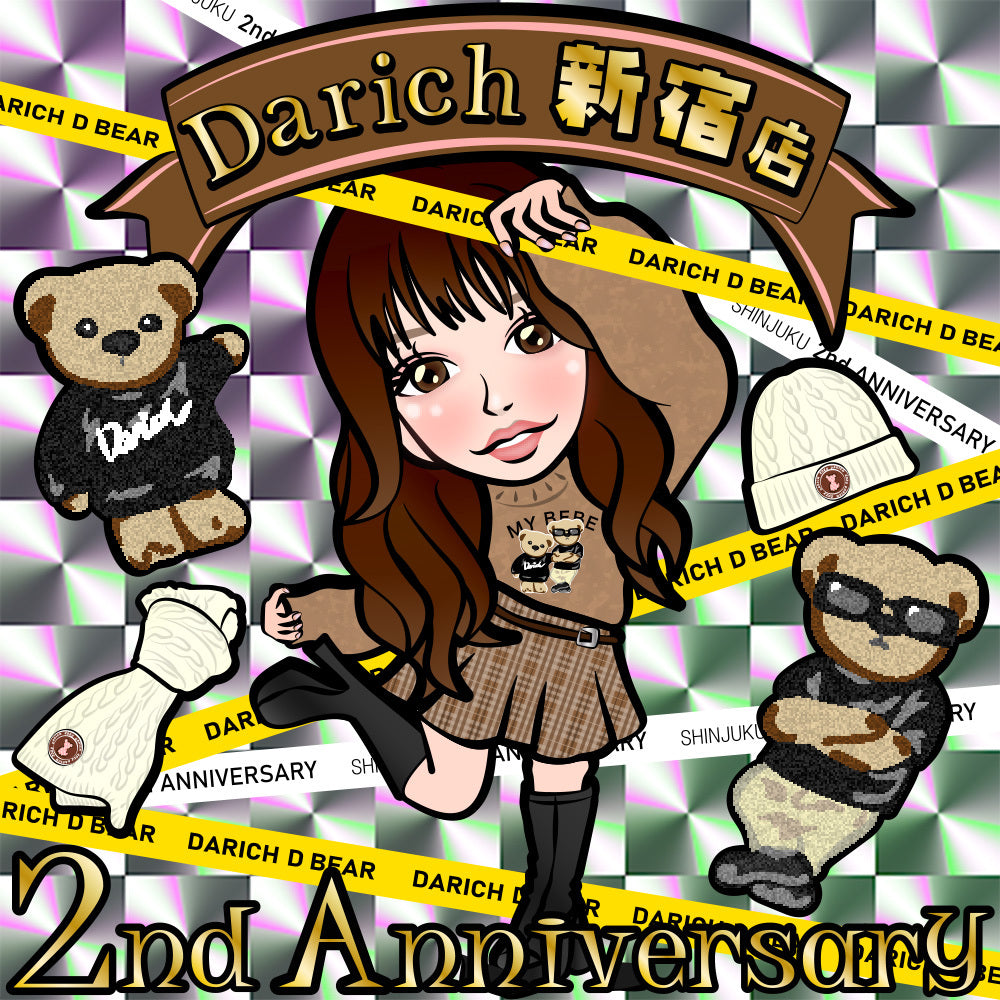 【novelty】Darich新宿店2周年限定シール
