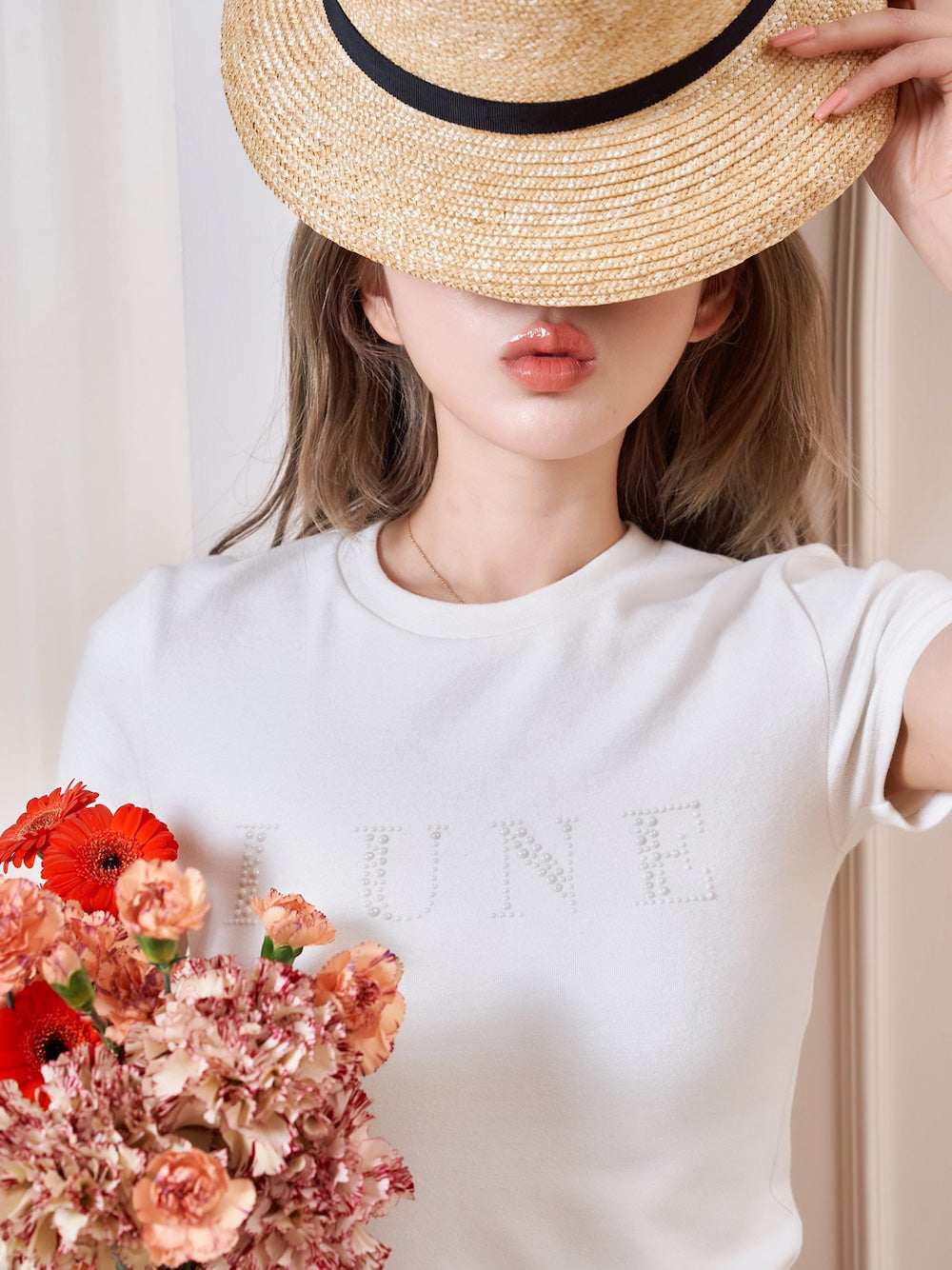 LUNEパールTシャツ