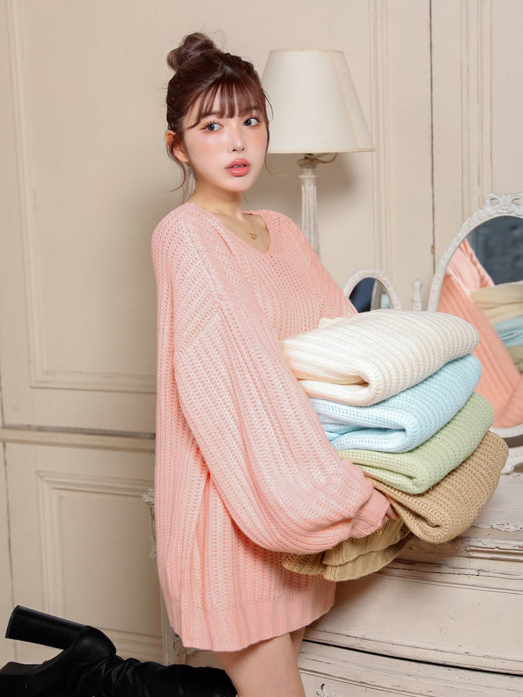 Darich♡新品カラーボリュームニット-levercoffee.com