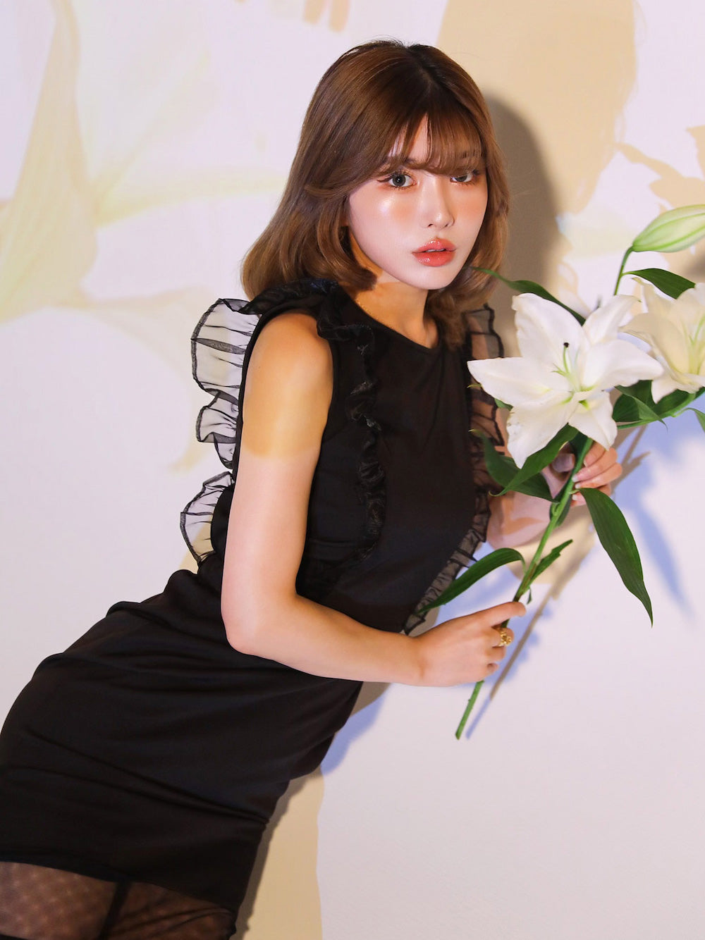 ポイントメッシュフリルワンピース – Darich (ダーリッチ) ポイントメッシュフリルワンピース – Darich (ダーリッチ)