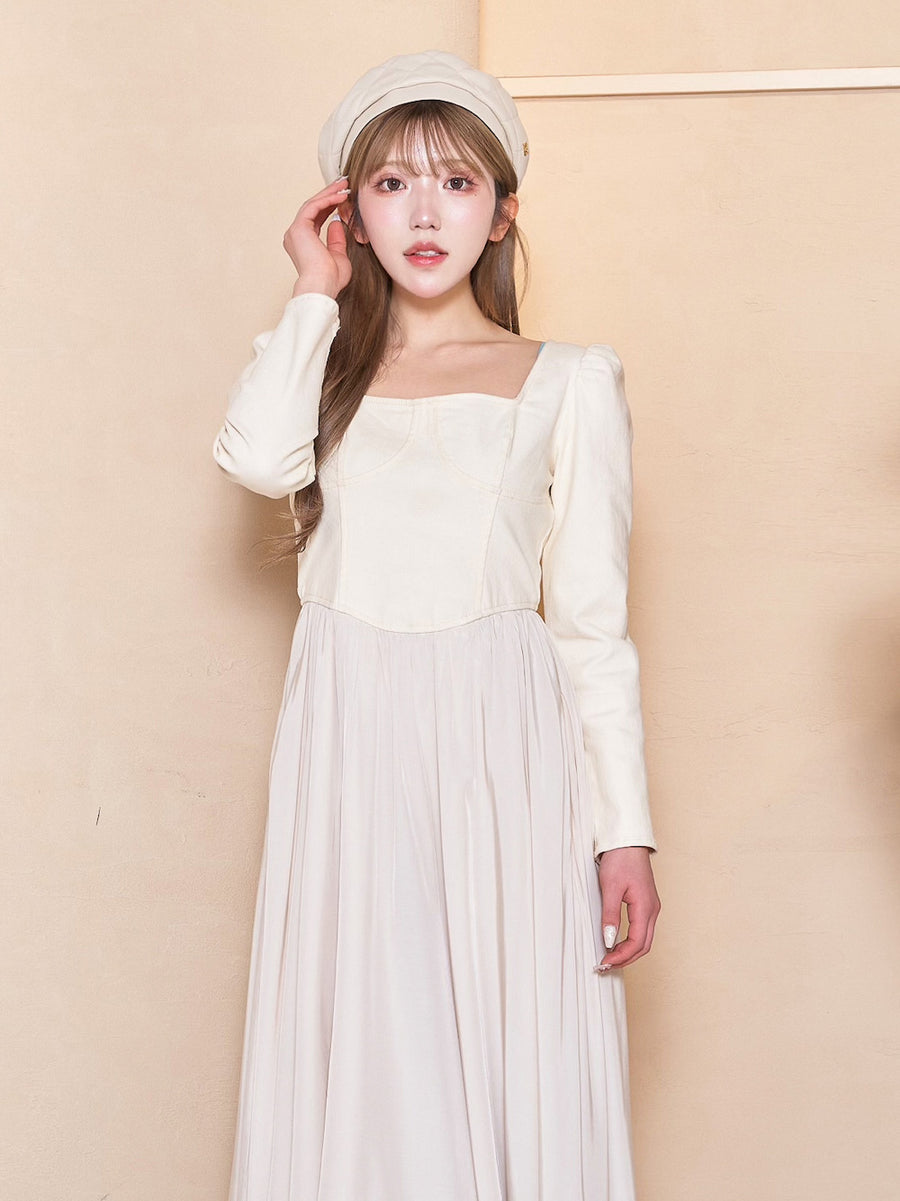 モデル：160cm（着用サイズ：FREE　着用カラー：IVO）