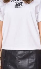 DDロゴエンブロイダリーTシャツ
