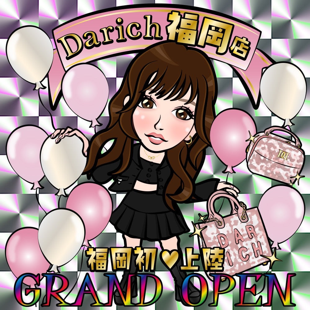 【novelty】Darich福岡店オープン記念限定シール