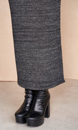 DDマリンボーダーニットロングワンピース