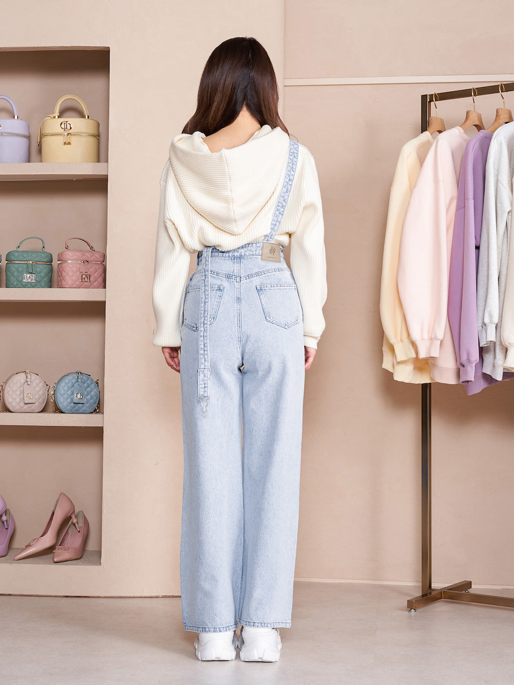 カットダメージデニムサロペット – Darich (ダーリッチ)