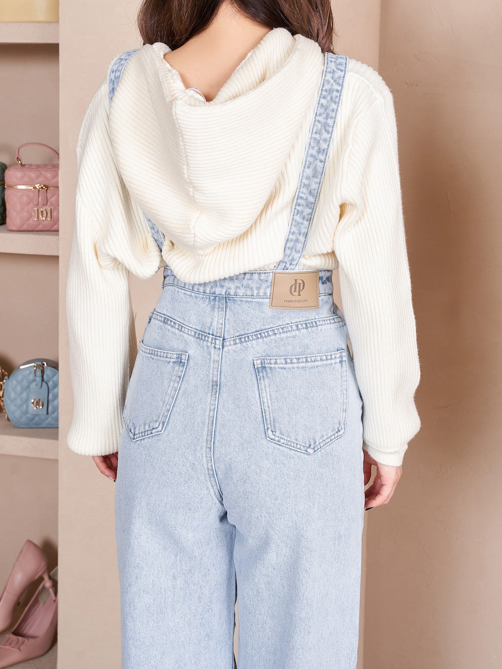 カットダメージデニムサロペット – Darich (ダーリッチ)