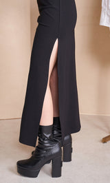 シアースリーブロングワンピース