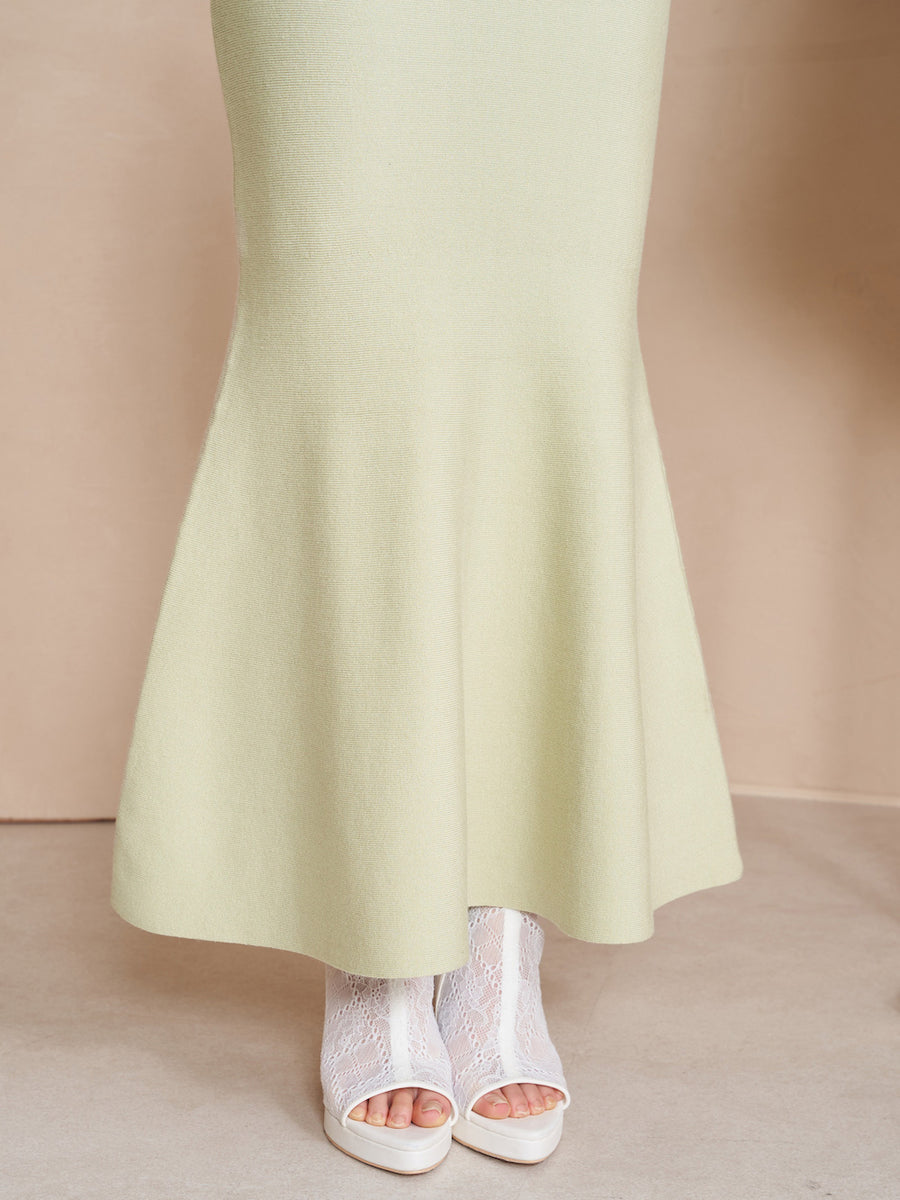 バックオープンマーメイドワンピース