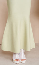 バックオープンマーメイドワンピース