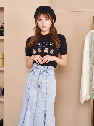 モデル：163cm（着用サイズ：FREE　着用カラー：BLK）