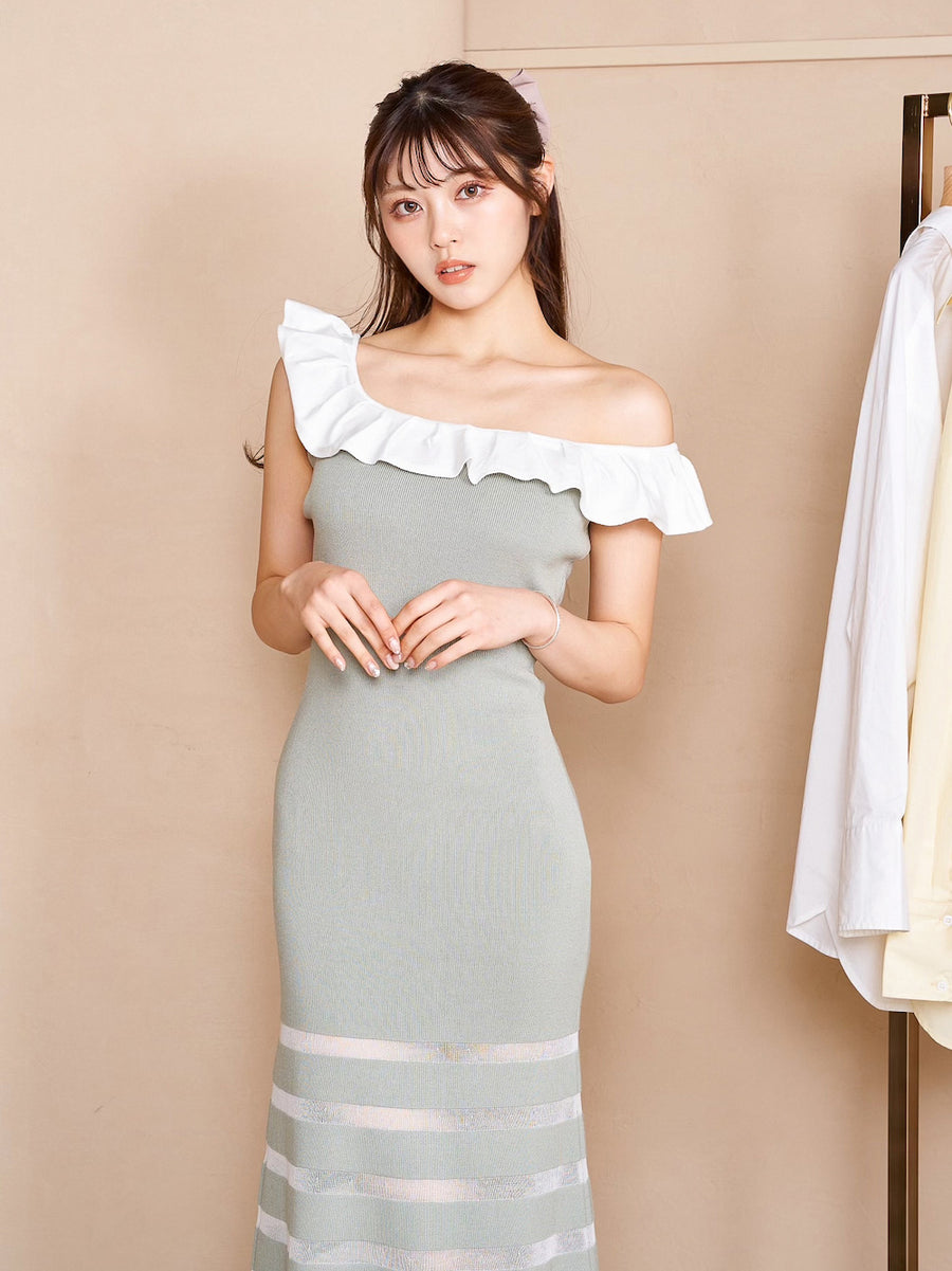 モデル：164cm（着用サイズ：FREE　着用カラー：MNT）