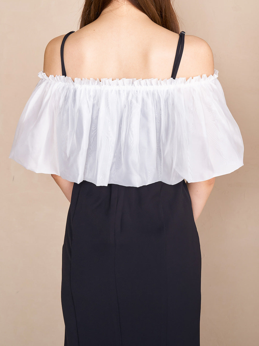 シアー2WAYロングドレス