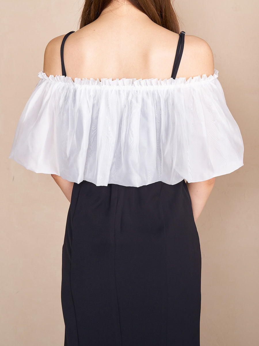 シアー2WAYロングドレス