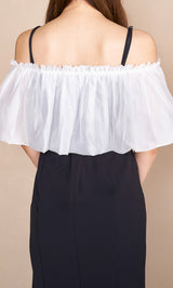 シアー2WAYロングドレス