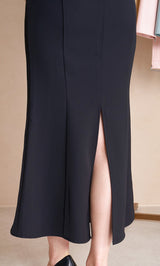 シアー2WAYロングドレス