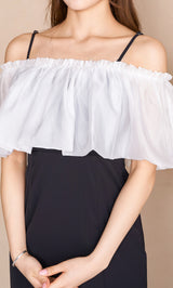 シアー2WAYロングドレス