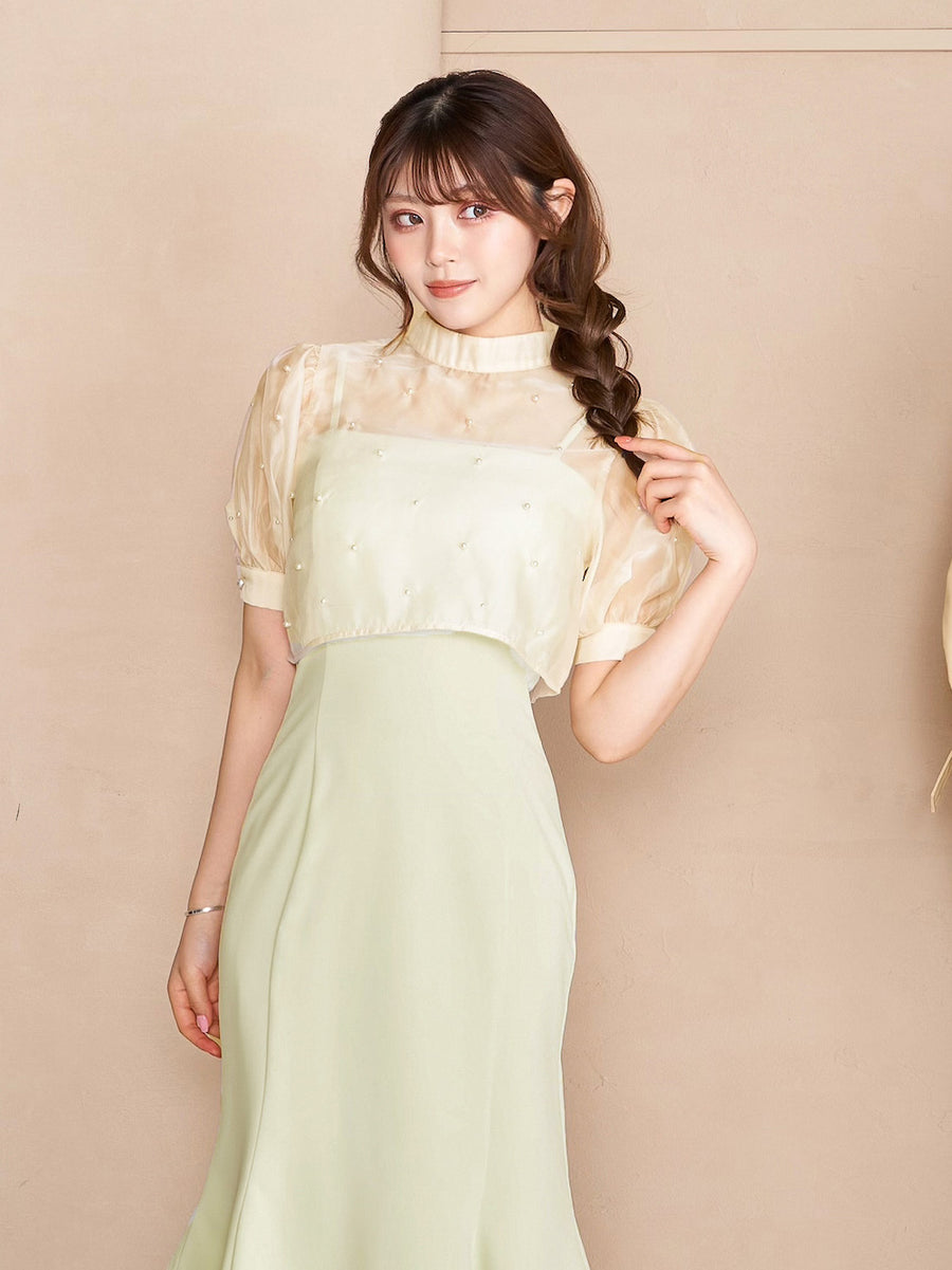 モデル：164cm（着用サイズ：FREE　着用カラー：MNT）
