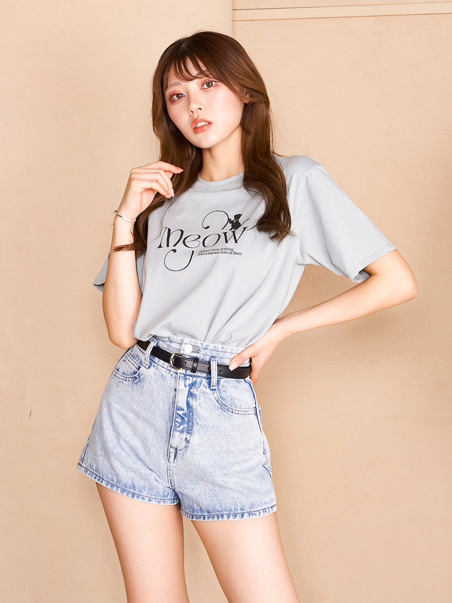 アニマルシルエットTシャツ