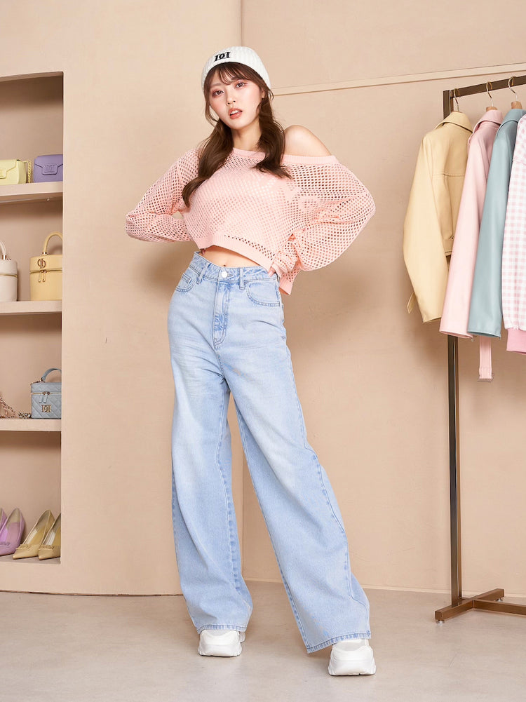 ジャガードメッシュニットトップス – Darich (ダーリッチ)